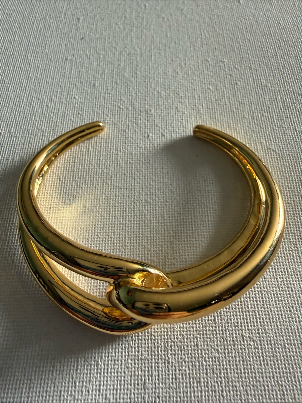 NEW Nordstrom Shiny Gold Knot Link Bracelet